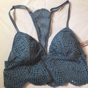 Blue bralette